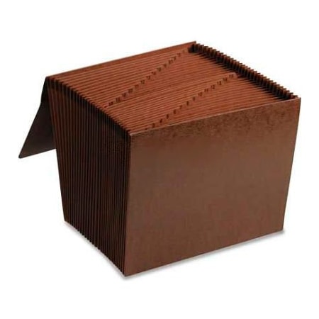 Smead Smead 1-31 Accordion Expanding Files, 31 Pocket, Letter, Leather-Like Redrope 70367